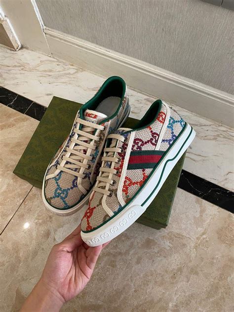 fake gucci rose sneakers|gucci inspired sneakers.